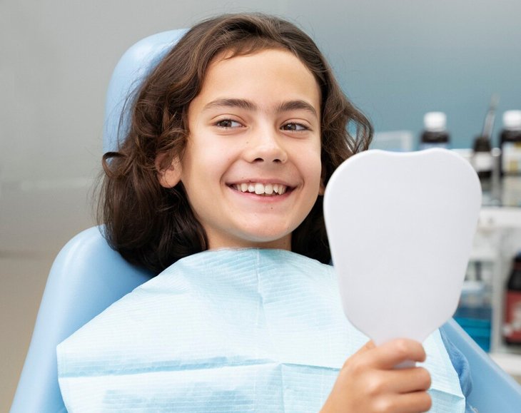 Kids at Dental linic for Pediatric Dental Exams & Cleanings in Union City