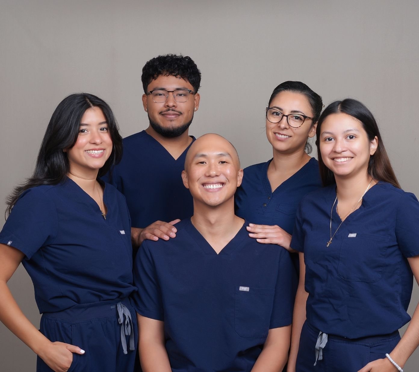 Pediatric dentist in Union City Dr Michael Suh and his team.